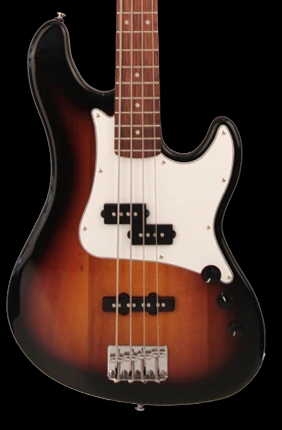 Cort GB14PJ 4-String Bass - 2-Tone Sunburst