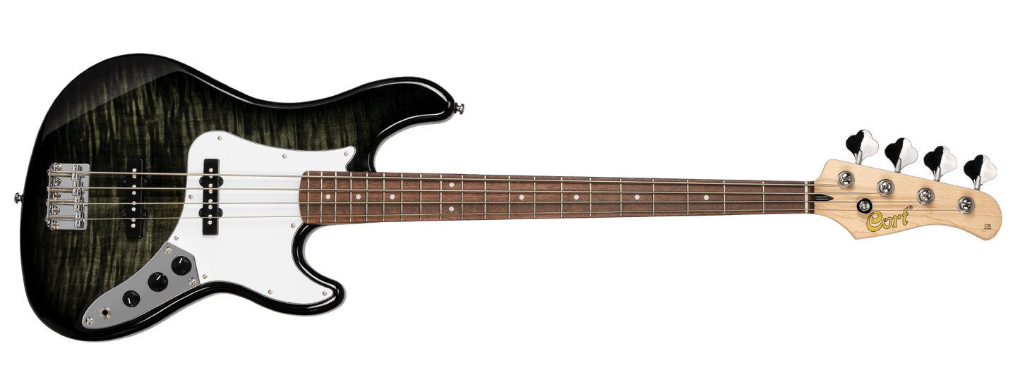 Cort GB24JJ 4-String Bass - Black