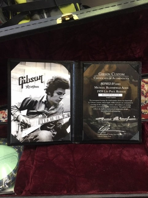 Gibson Les Paul 1959 Michael Bloomfield  - Aged by Tom Murphy #018