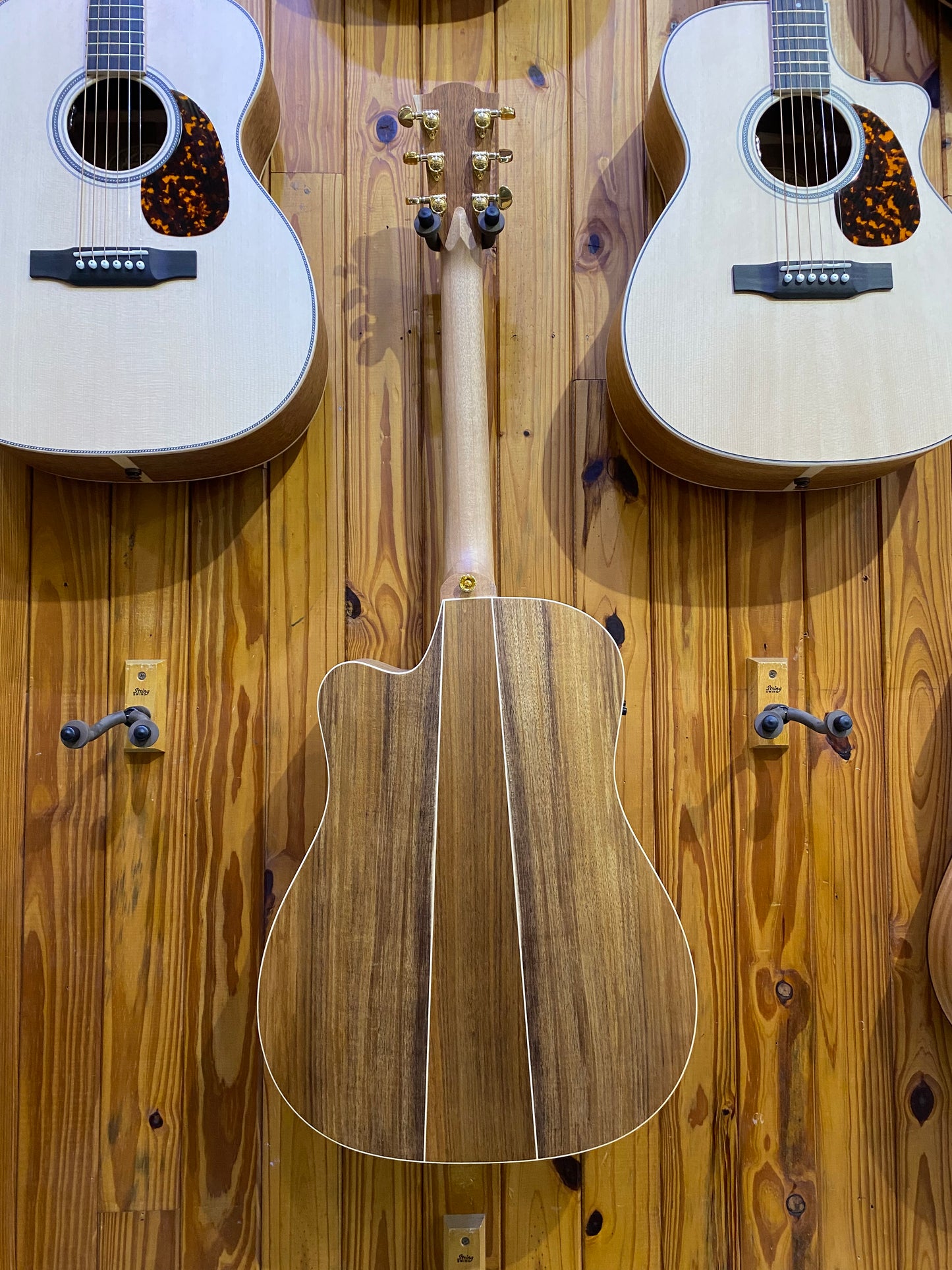 COLE CLARK FAT LADY FL2EC ALL BLACKWOOD - ROSEWOOD FINGERBOARD