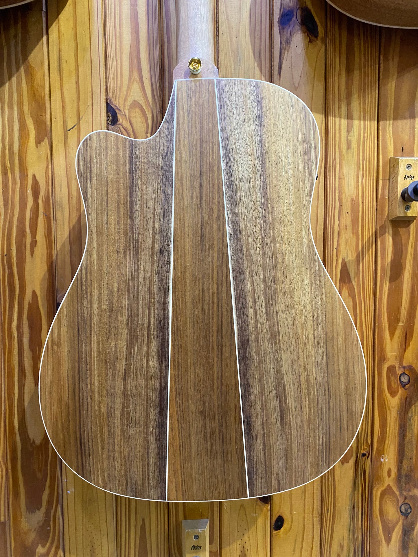 COLE CLARK FAT LADY FL2EC ALL BLACKWOOD - ROSEWOOD FINGERBOARD