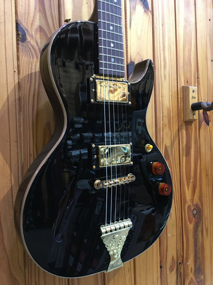 B&G Little Sister Crossroads Cutaway -Humbuckers - Midnight Ocean