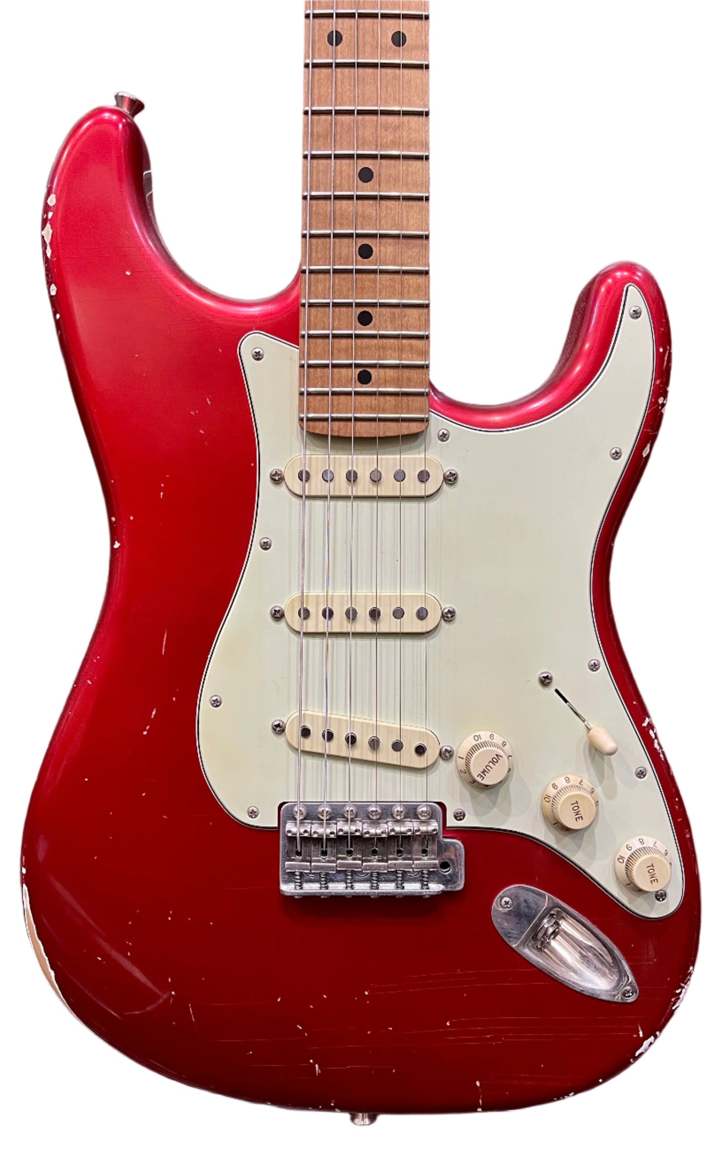 Xotic California Classic XSC-1 - Candy Apple Red - Medium Aged MN #1912