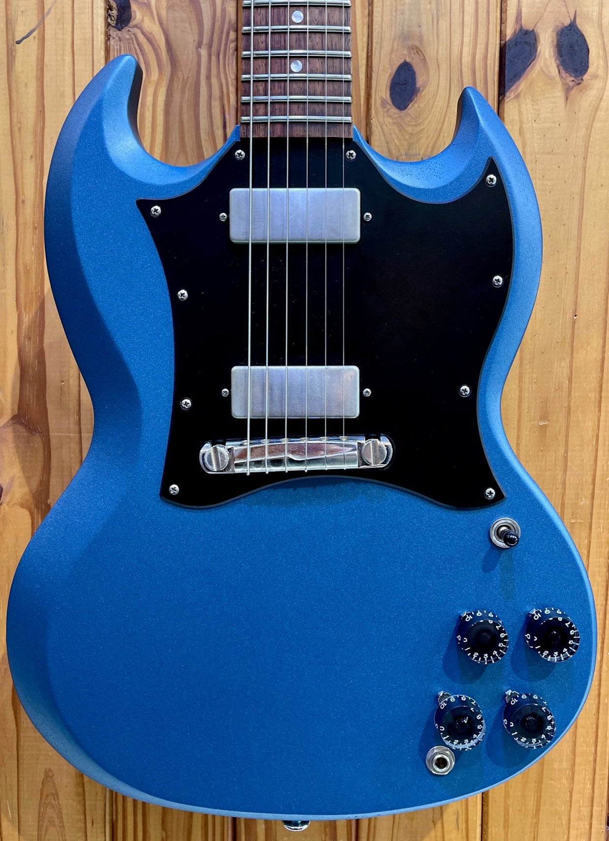 Conway Custom Guitars SG Special - Mystique Cobalt (#007)