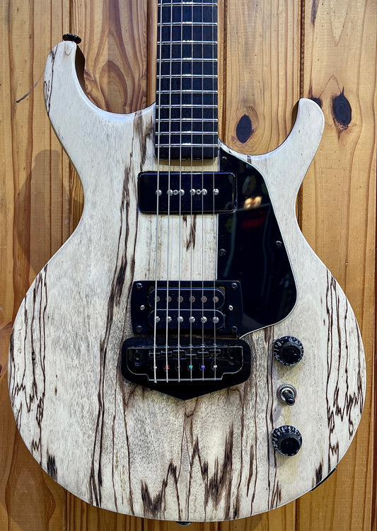 Kendall Guitars Double Cut Electric - Spalted Tamarind