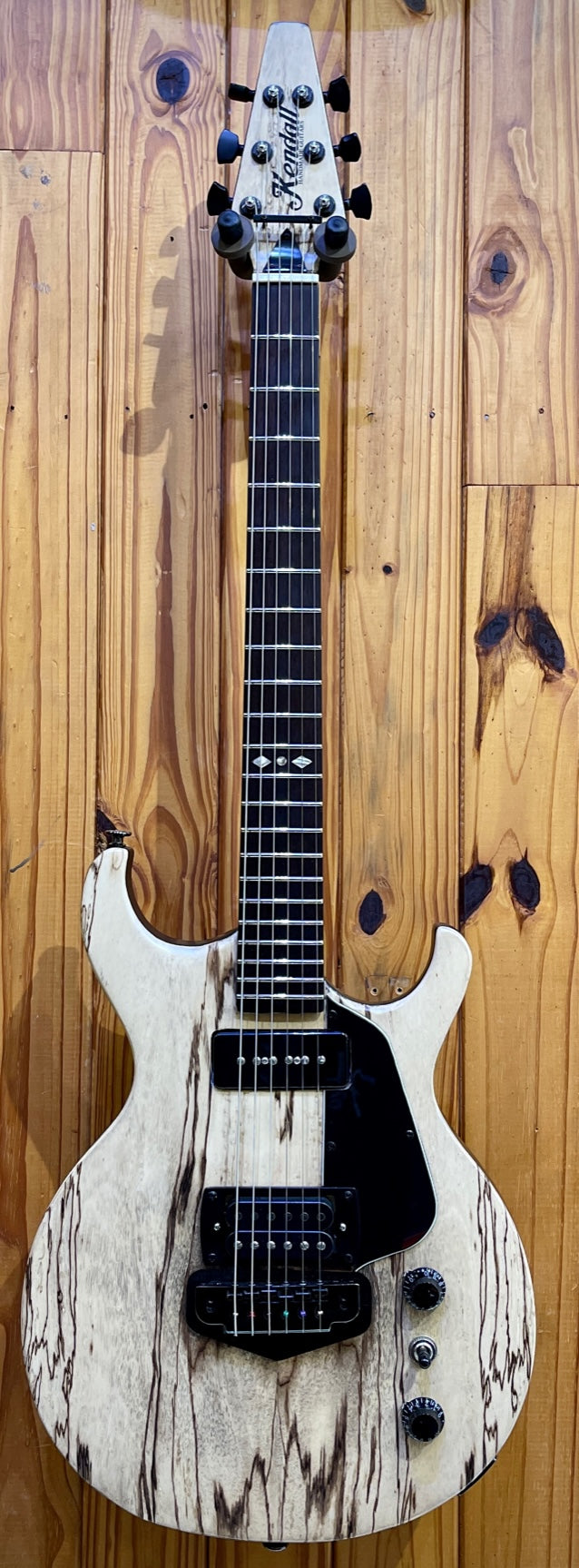 Kendall Guitars Double Cut Electric - Spalted Tamarind