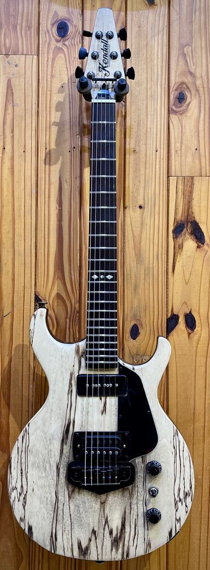 Kendall Guitars Double Cut Electric - Spalted Tamarind