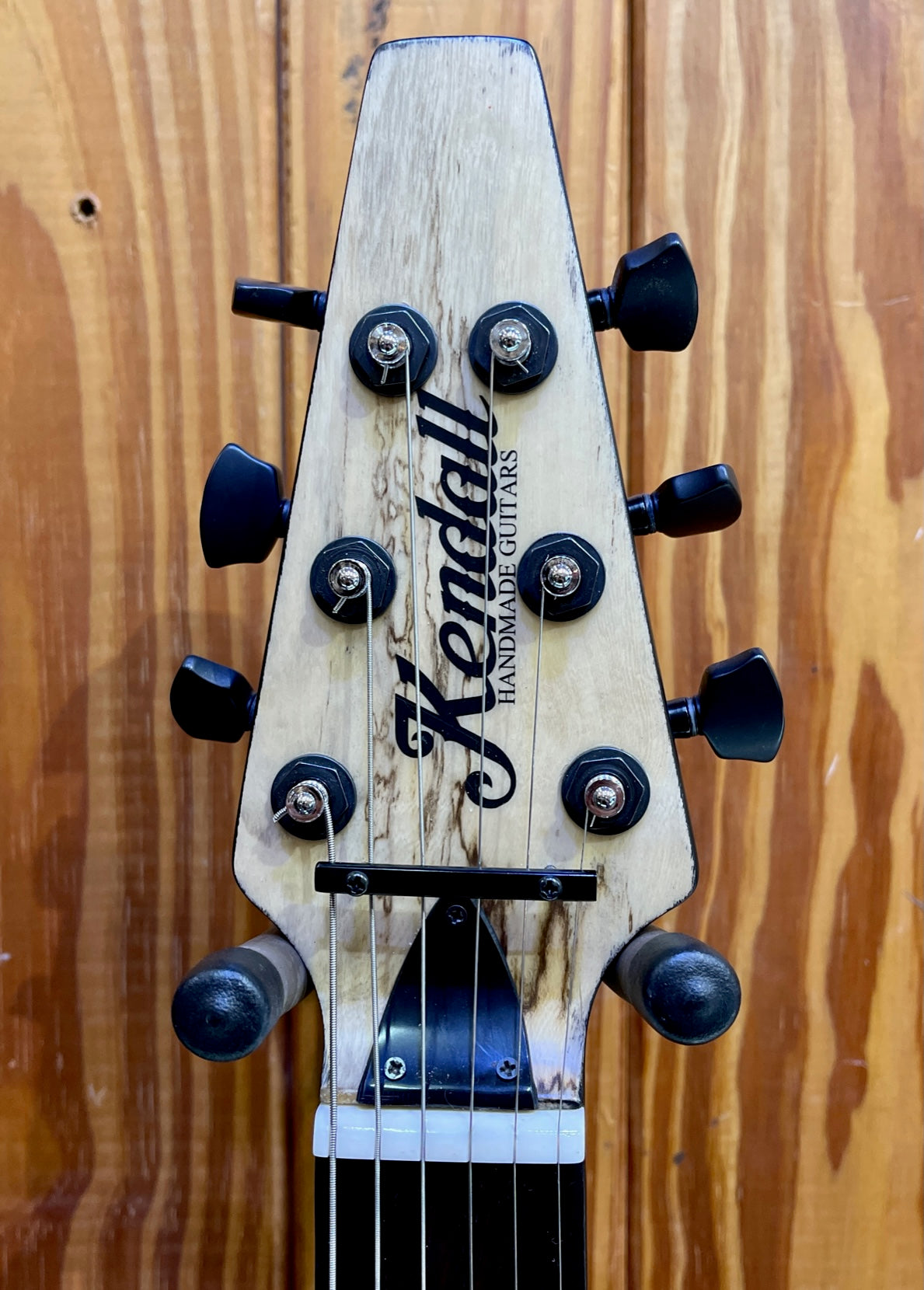 Kendall Guitars Double Cut Electric - Spalted Tamarind