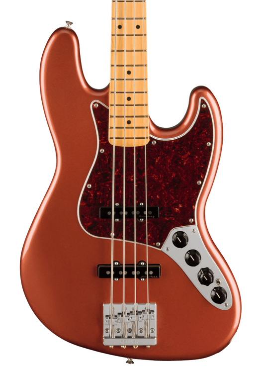 FENDER PLAYER PLUS ACTIVE JAZZ BASS - AGED CANDY APPLE RED