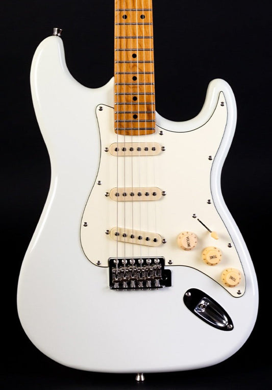 Jet JS-300 SSS Electric Roasted Maple Neck - Olympic White