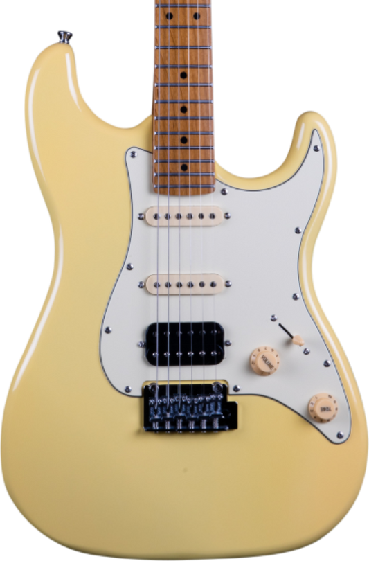 Jet JS-400 HSS Electric Roasted Maple Neck - Vintage Yellow