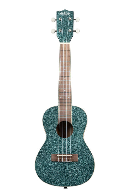 Kala Concert Sparkle Ukulele - Aquamarine