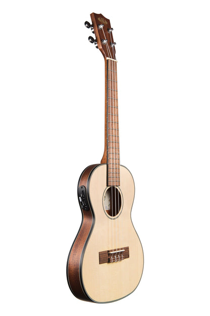 Kala KA-SSTU-TE Solid Spruce Travel Tenor Ukulele w/ Pickup