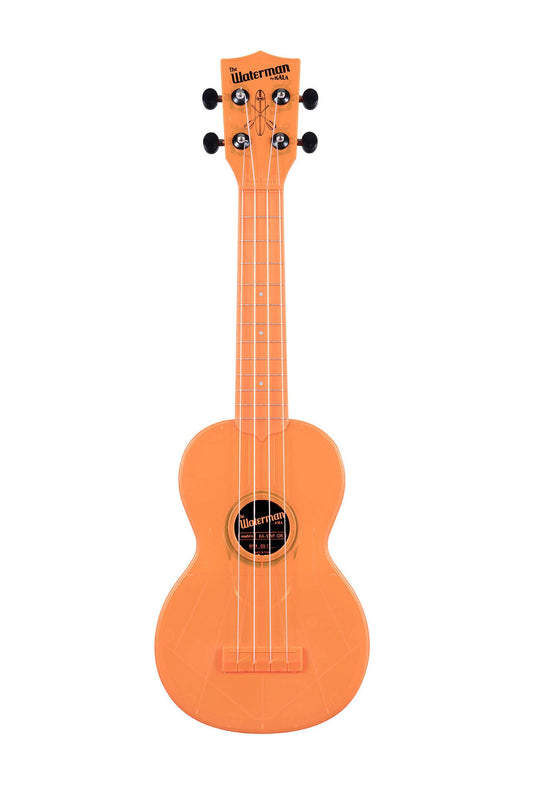 Waterman Soprano Ukulele - Floursecent  Orangesicle