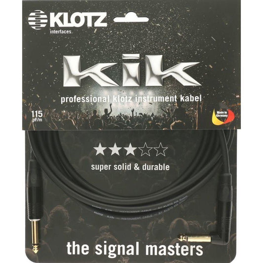 Klotz KIK Instrument Cable 20ft (6m) - Black