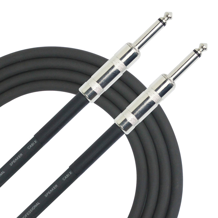 Kirlin 3ft Speaker Cable - ¼" Jack/Jack - Black