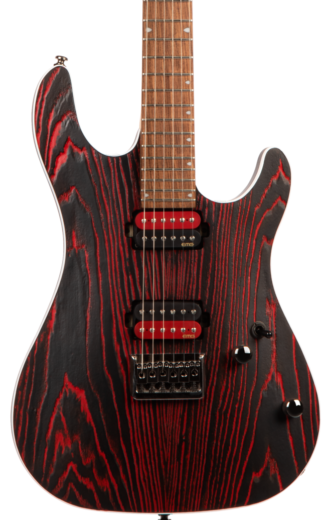 CORT KX300 ETCHED BLACK RED