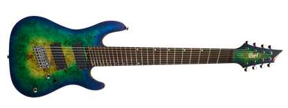 Cort KX508 8-String Multi-Scale - Mariana Blue Burst