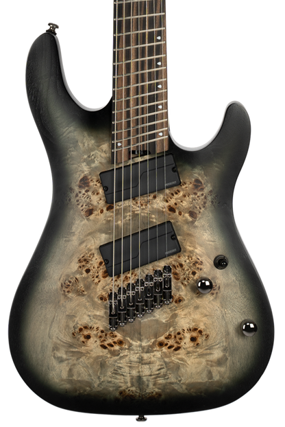 Cort KX507MS Multi Scale 7 String Black Stardust Guitar