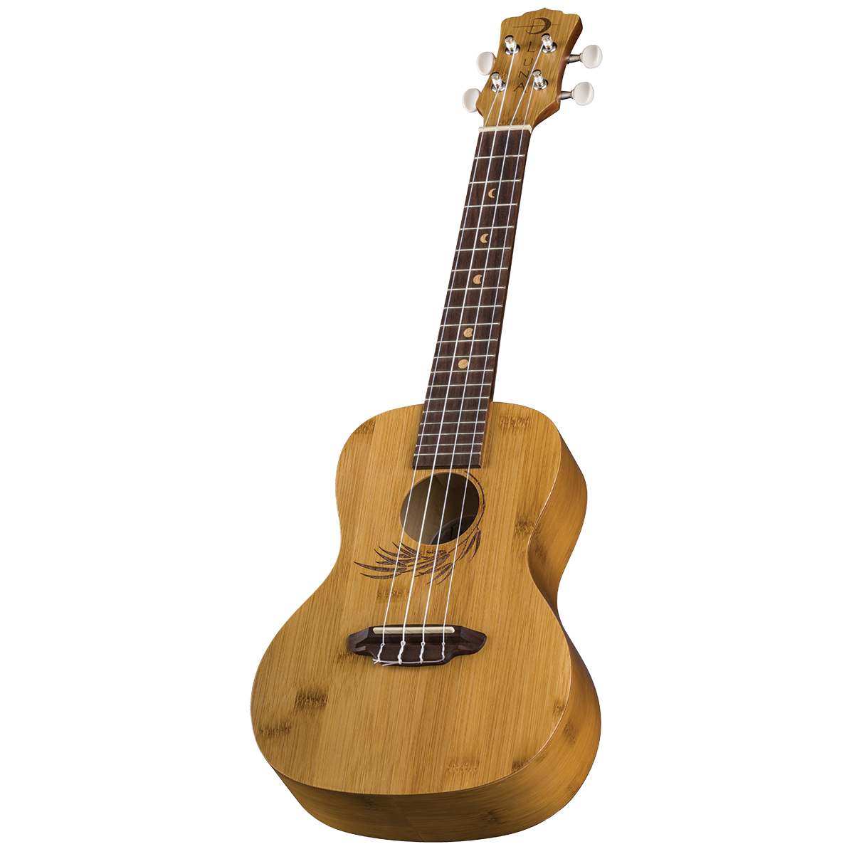 Luna Bamboo Concert Ukulele w/ Gig Bag