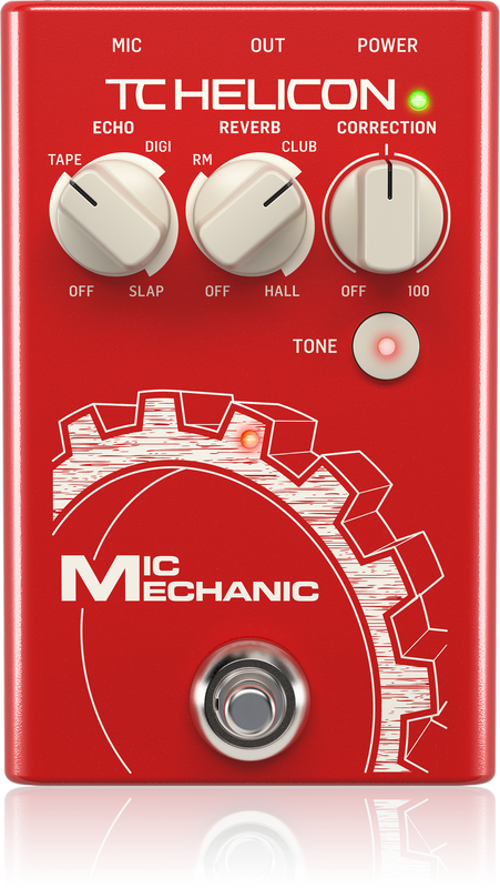 TC Helicon Mic Mechanic 2 - Vocal Effects Pedal