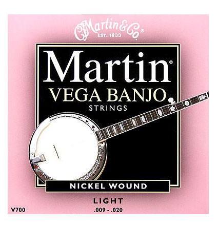 Martin Vega Banjo Nickel Wound Strings - 9-20 Light