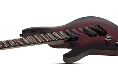 Schecter Omen Elite-6 - Black Cherry - Left-handed