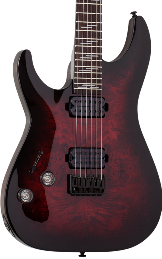 Schecter Omen Elite-6 - Black Cherry - Left-handed