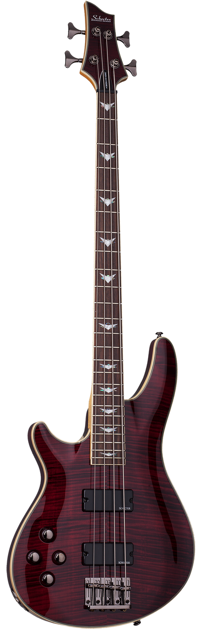 Schecter Omen Extreme-4 Bass - Black Cherry - Left Handed