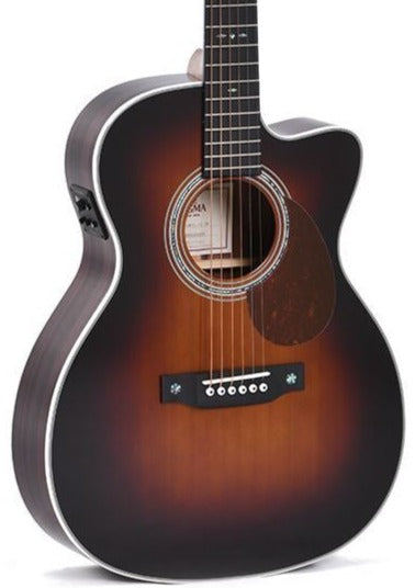 Sigma OMTC-1E-SB Acoustic Guitar - Sunburst