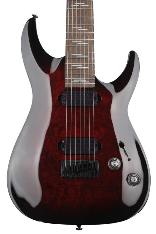 SCHECTER OMEN ELITE-7 - BLACK CHERRY BURST