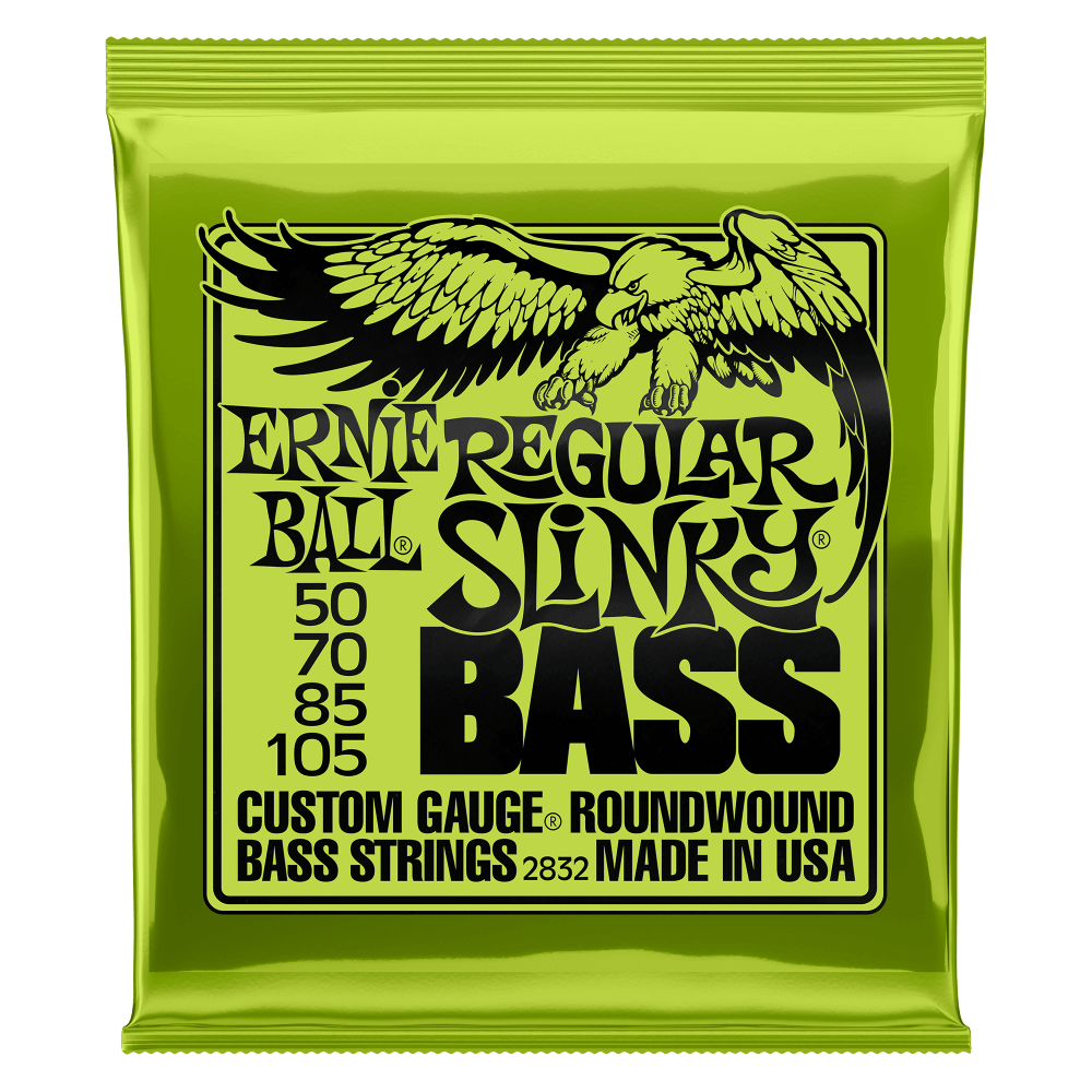 Ernie Ball Regular Slinky Nickel Wound Bass Strings - 50-105