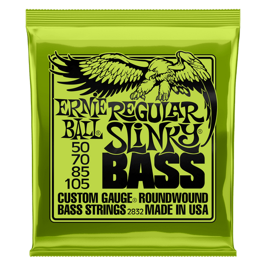 Ernie Ball Regular Slinky Nickel Wound Bass Strings - 50-105