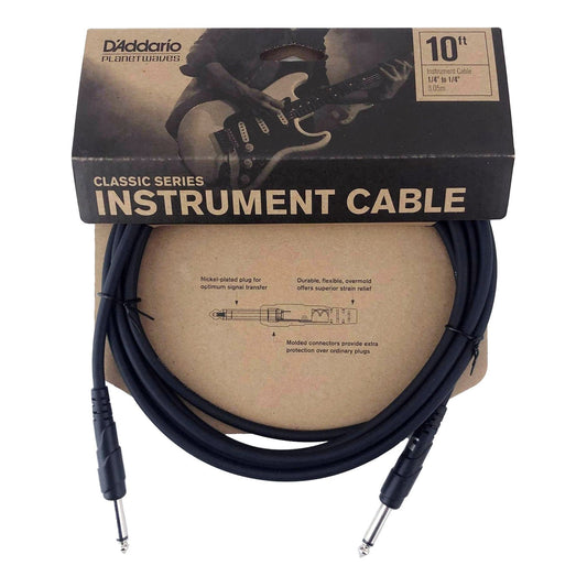 D'Addario Classic Series Instrument Cable - 10ft