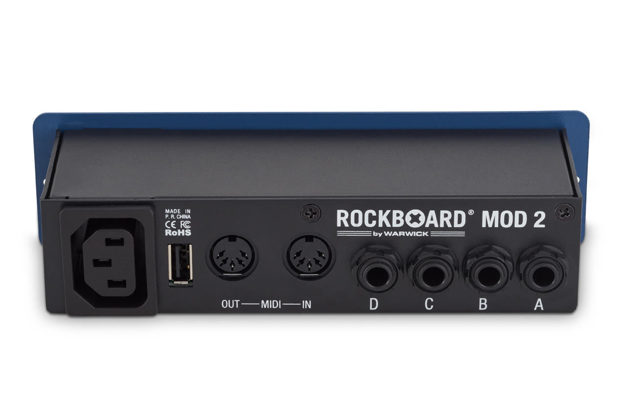 Warwick Rockboard Mod 2 Patch Bay - TRS, USB, MIDI & Barrel