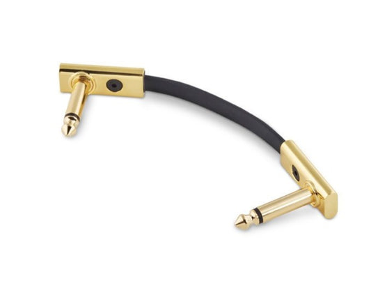 Warwick Rockboard Flat Patch Cable Gold - 5cm