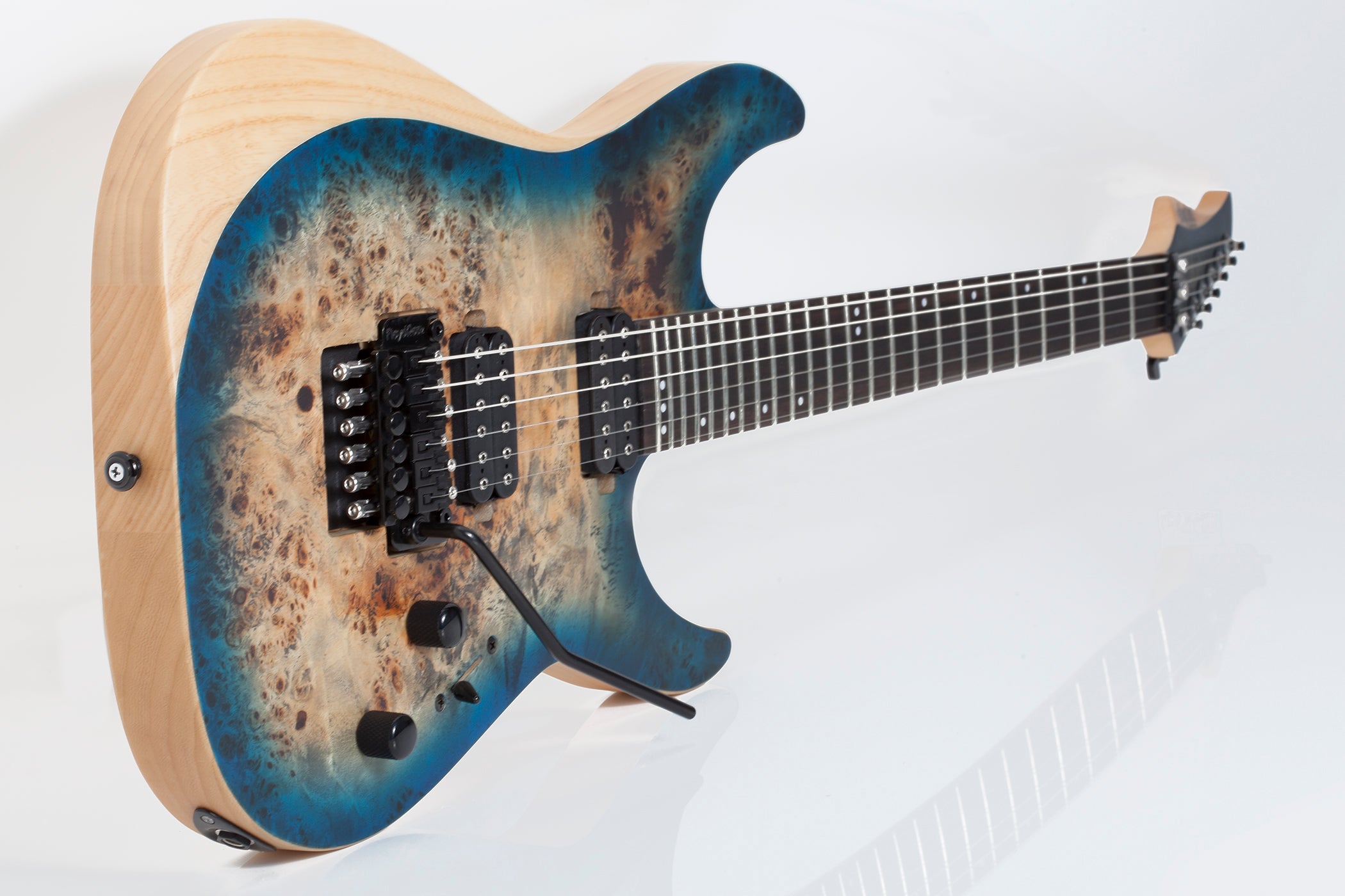 Schecter Reaper 6 Floyd Rose - Satin Sky Burst | Guitar Bros