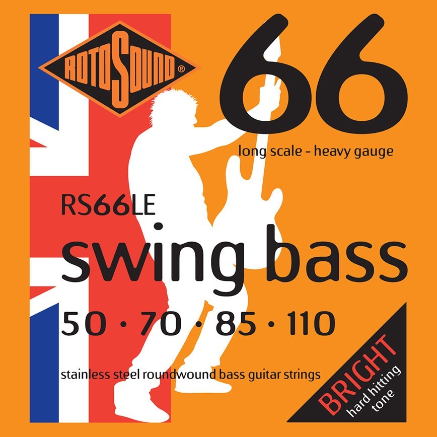 Rotosound RS66LE Swing Bass Long Scale Stainless Strings - 50-110