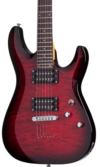 Schecter C-6 Plus - See Thru Black Cherry Burst
