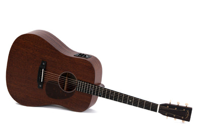 SIGMA SDM-15E+ ALL SOLID MAHOGANY DREADNOUGHT W/ PICKUP