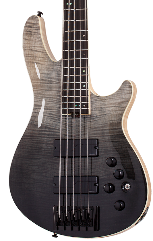 SCHECTER SLS ELITE-5 BASS BLACK FADED BURST