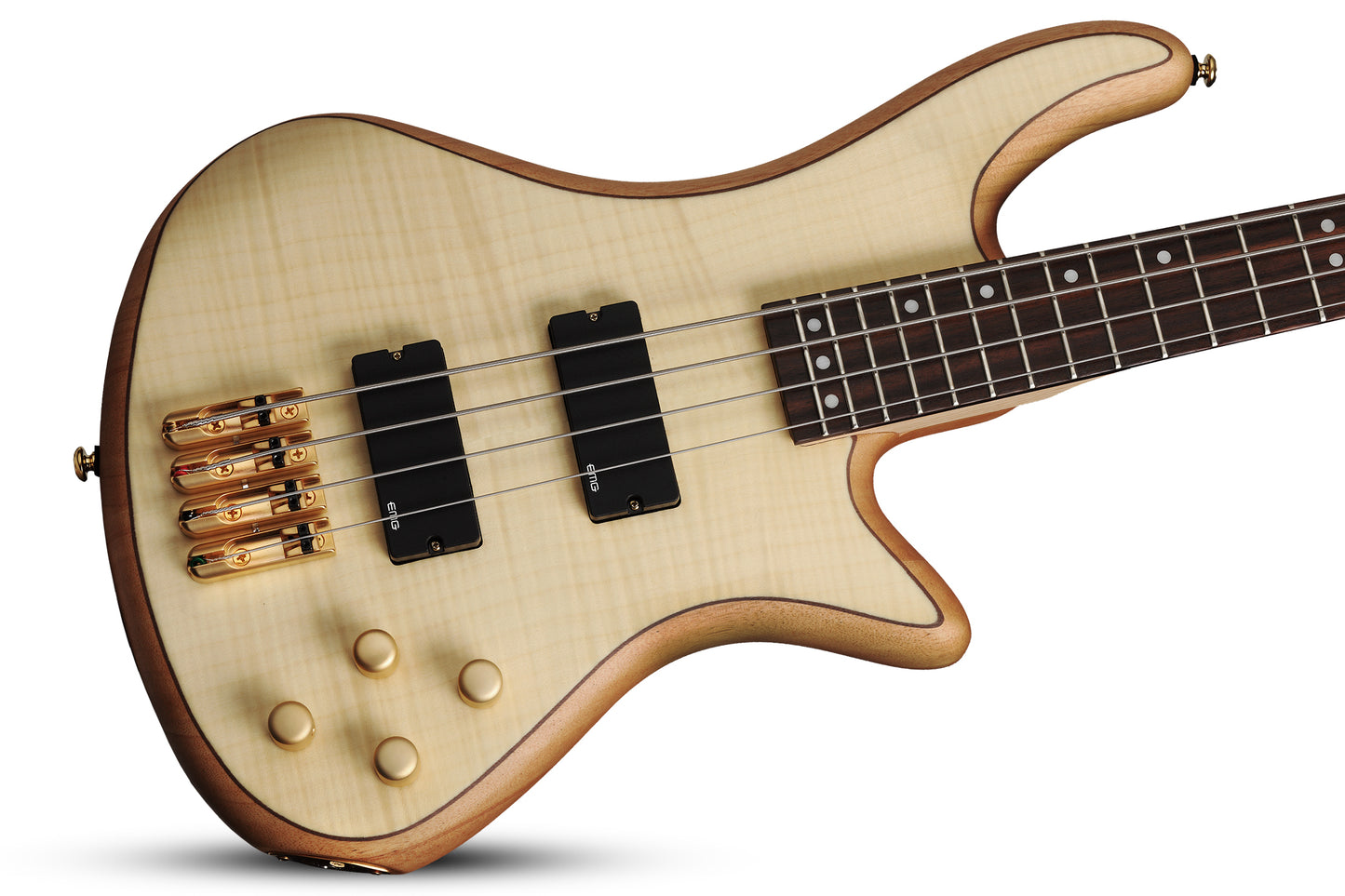 Schecter Stiletto Custom 4 String Bass - Natural