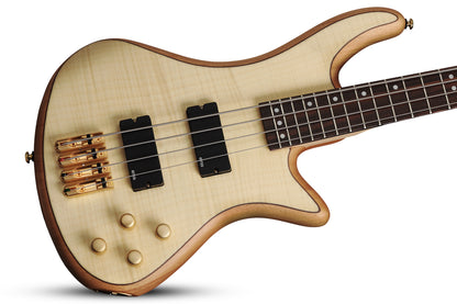 Schecter Stiletto Custom 4 String Bass - Natural