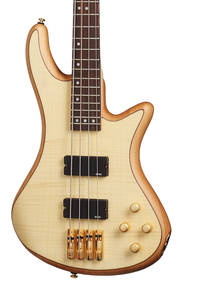 Schecter Stiletto Custom 4 String Bass - Natural