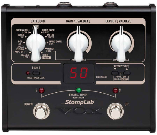 Vox Stomplab 1G - Modelling Effects Pedal for Guitar