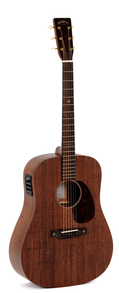 SIGMA SDM-15E+ ALL SOLID MAHOGANY DREADNOUGHT W/ PICKUP