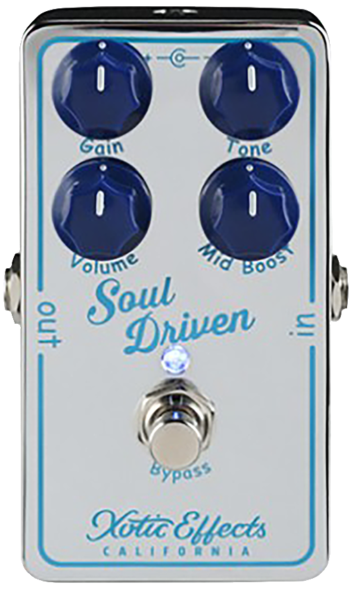 Xotic Soul Driven - Overdrive & Boost Pedal