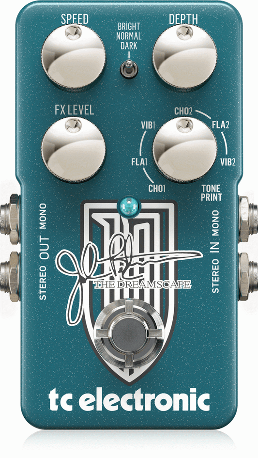 TC Electronic 'The Dreamscape' John Petrucci Signature Modulation Pedal