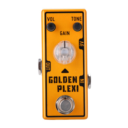 plexi overdrive pedal Tone City Mini Series Golden Plexi 2 Overdrive Pedal
