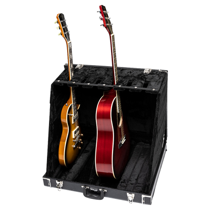 Stagg Briefcase Guitar Stand - Holds 6 Electric or 3 Acoustic Guitars